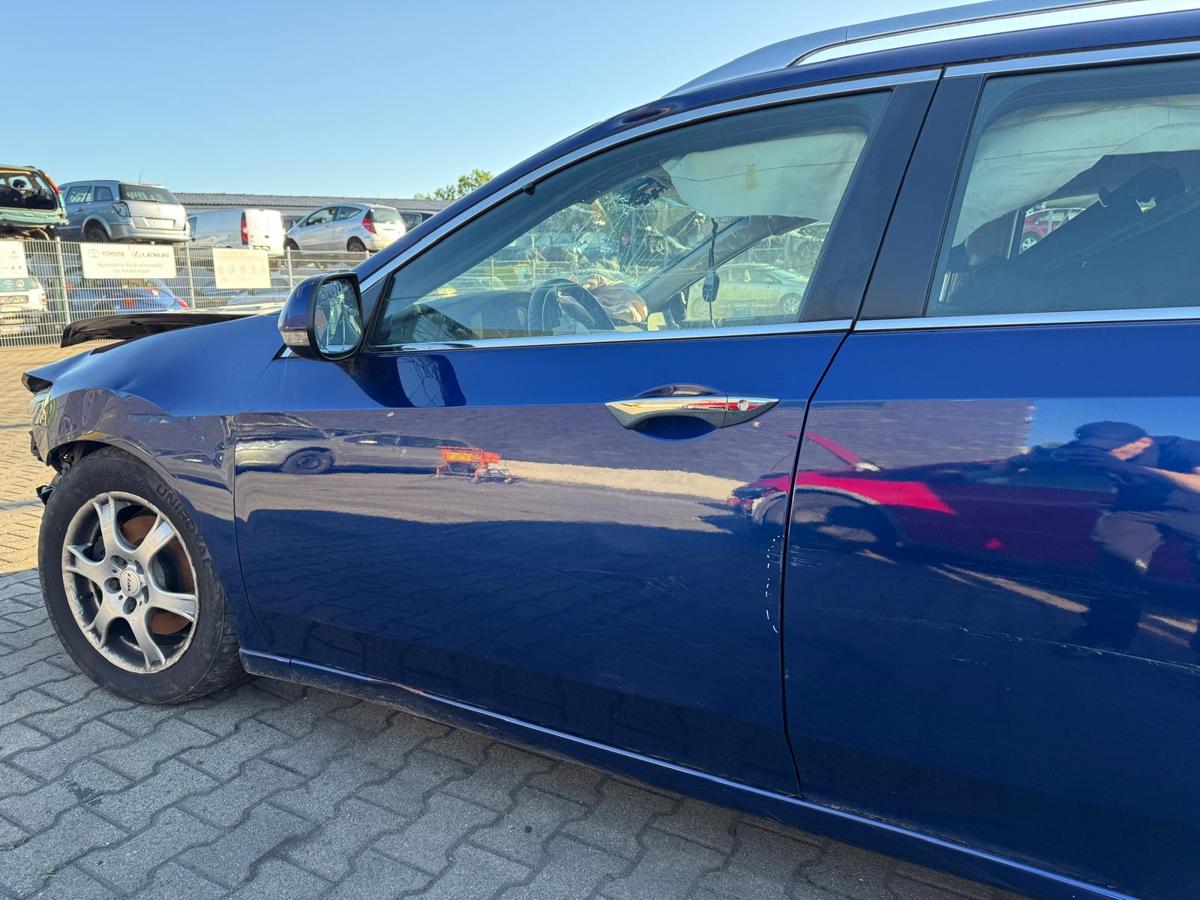 Honda Accord CW1 original Tür vorn links B553P Cobalt Blue Pearl Rohbau BJ08